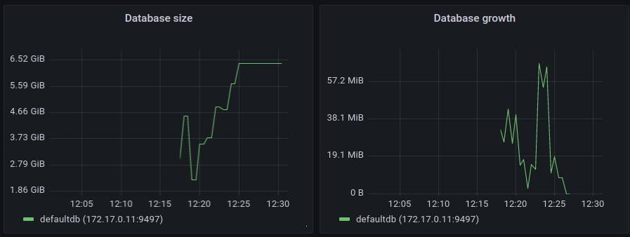 database size